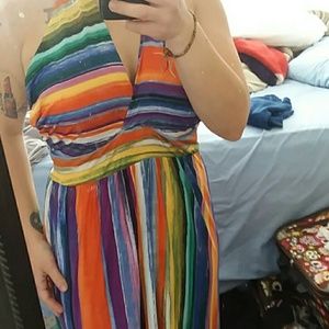 Halter maxi dress